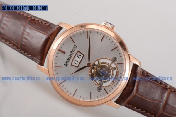 Audemars Piguet Jules Audemars Tourbillon Watch 1:1 Clone Rose Gold 26559or.oo.d088cr.01 (FT)